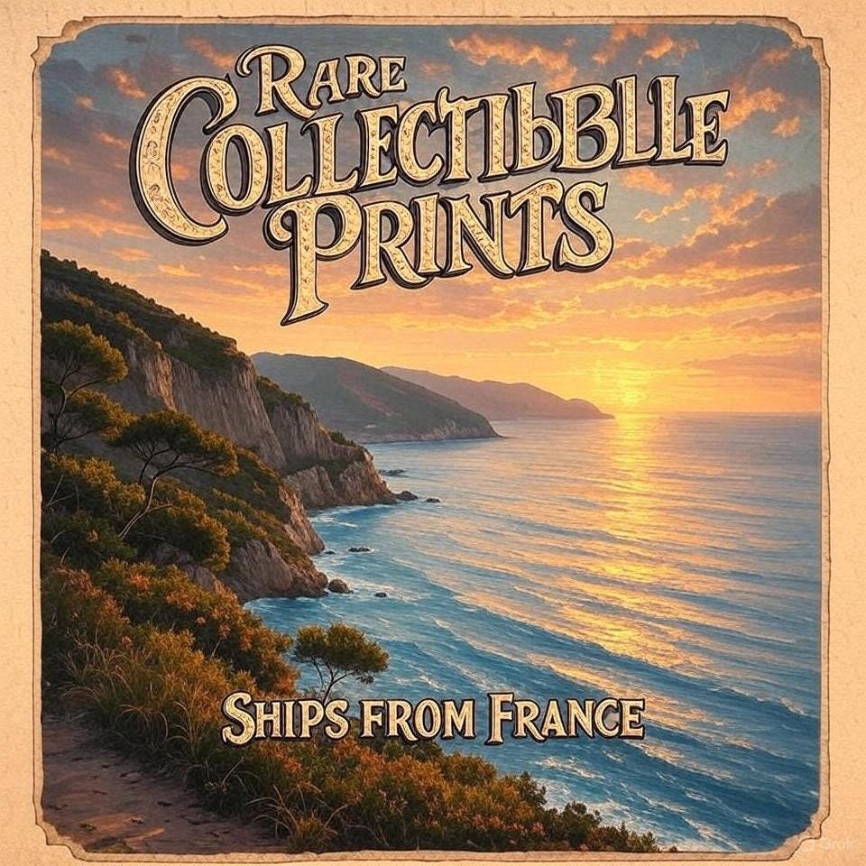 Vintage French Cookies and Biscuits Ad Poster: Herve Morvan Print