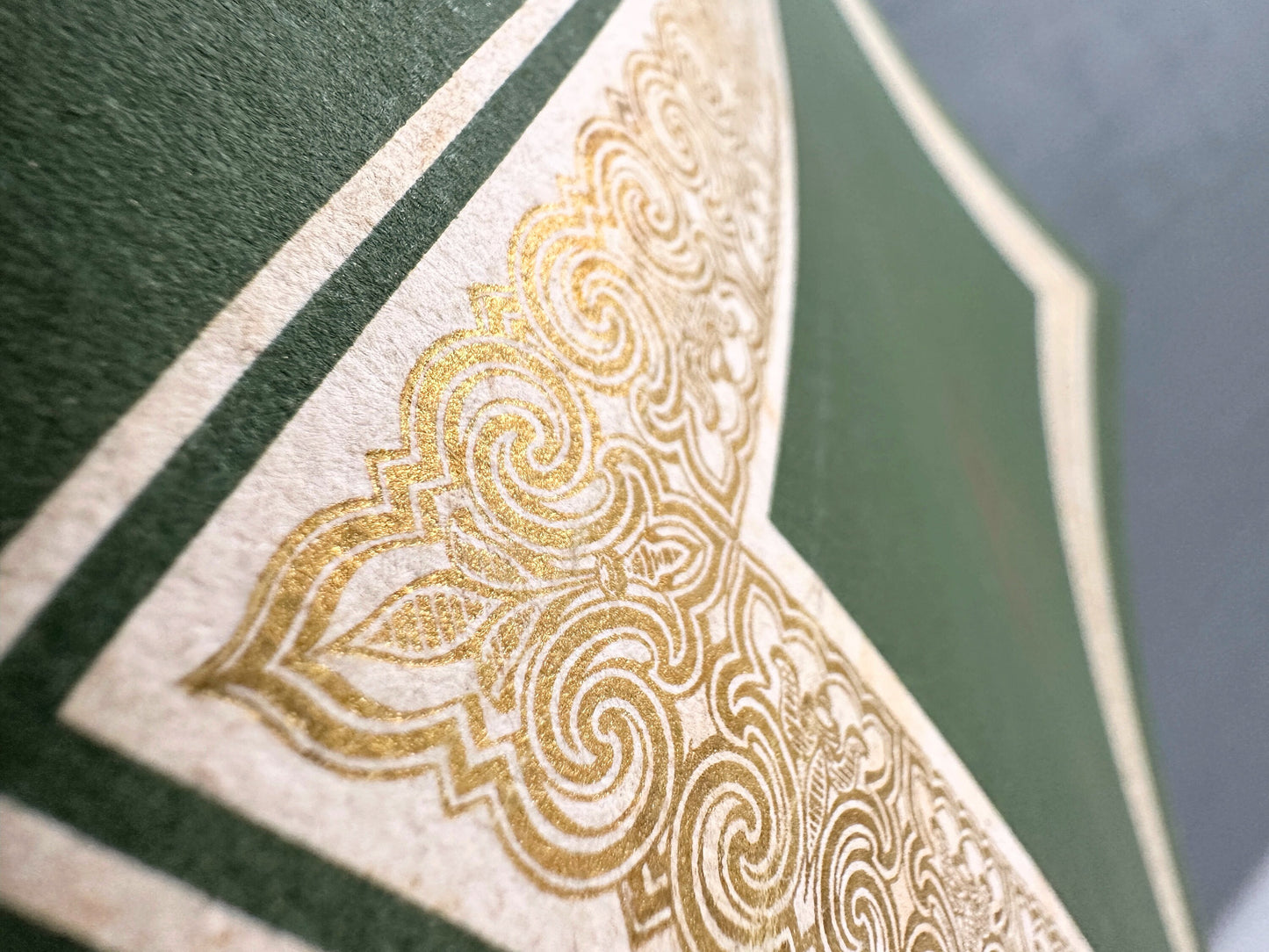 Authentic 1950s French Vintage Guerlain Perfume Advertisement Poster with Gold Ink