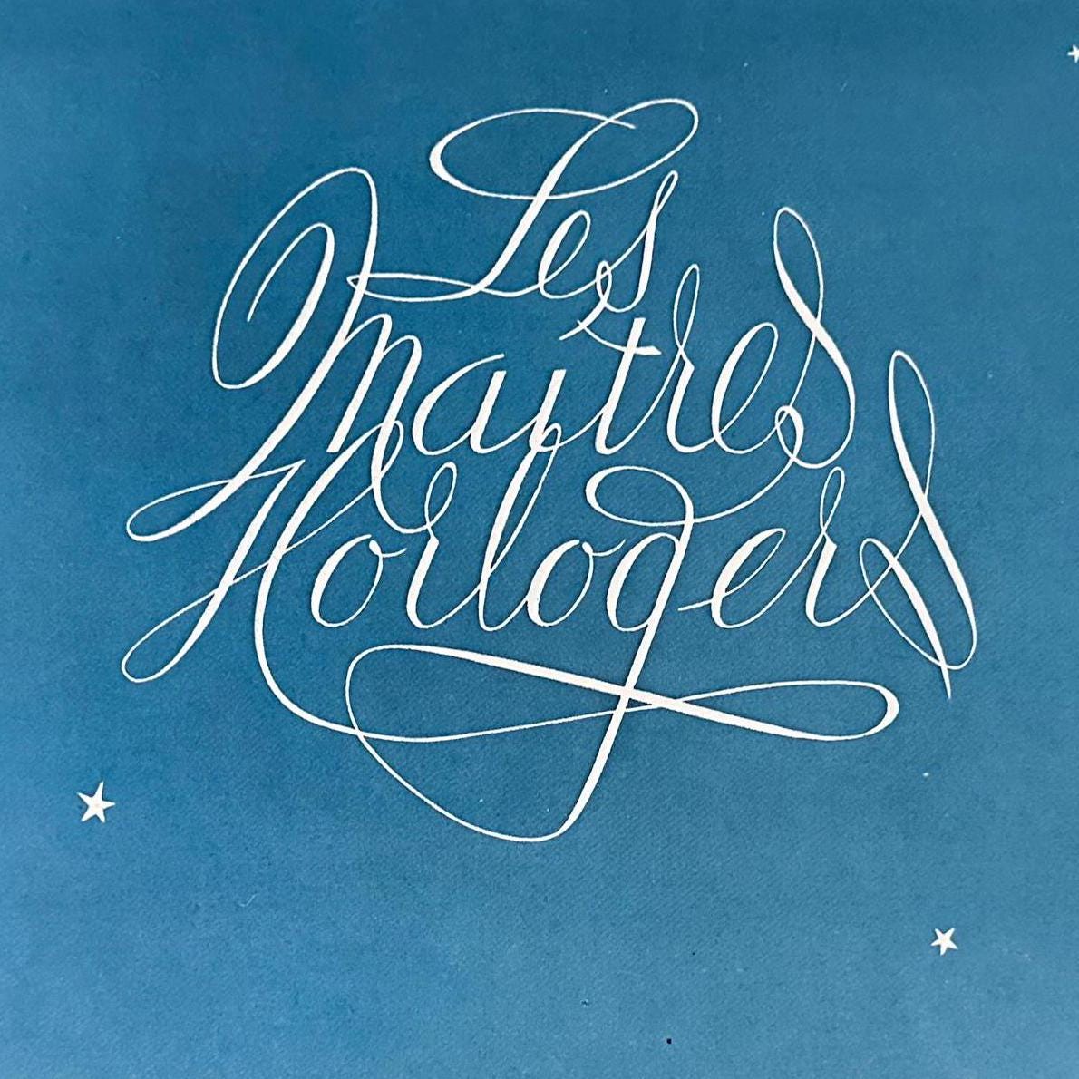 Vintage Patek Philippe Watch Print: Mid-Century Modern Swiss Ad