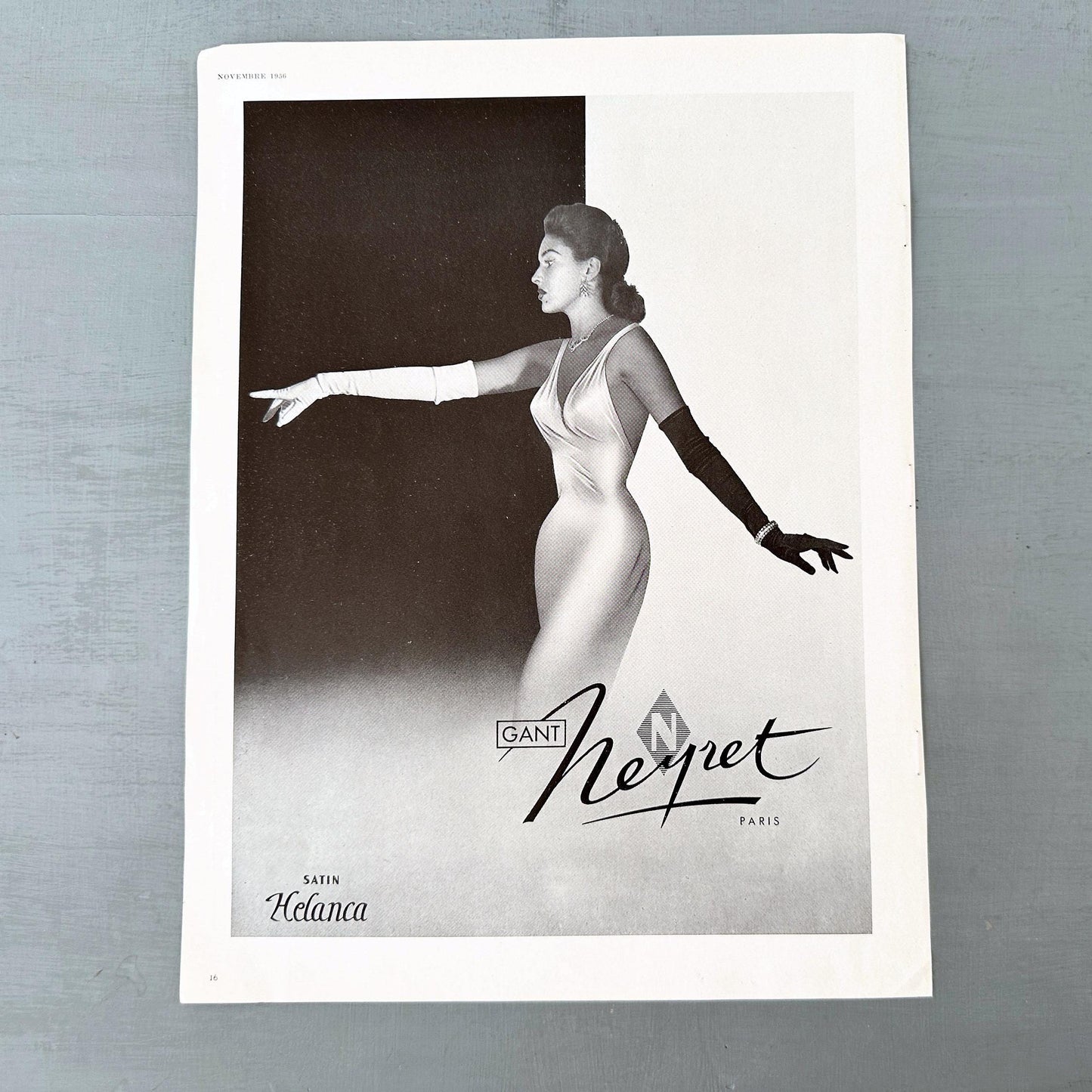 Vintage French Haute Couture Ad Poster: Belle Epoque Fashion Wall Art