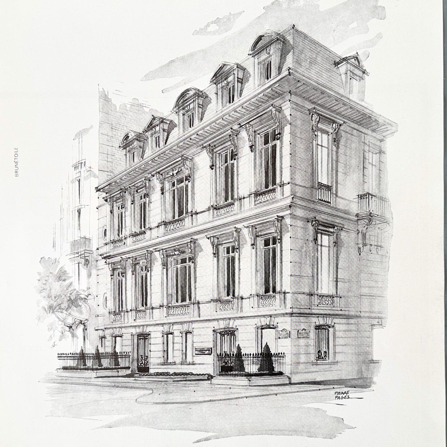 Vintage Harry Winston Ad Poster: Signed Pierre Pages, Mid-Century Fashion Wall Art