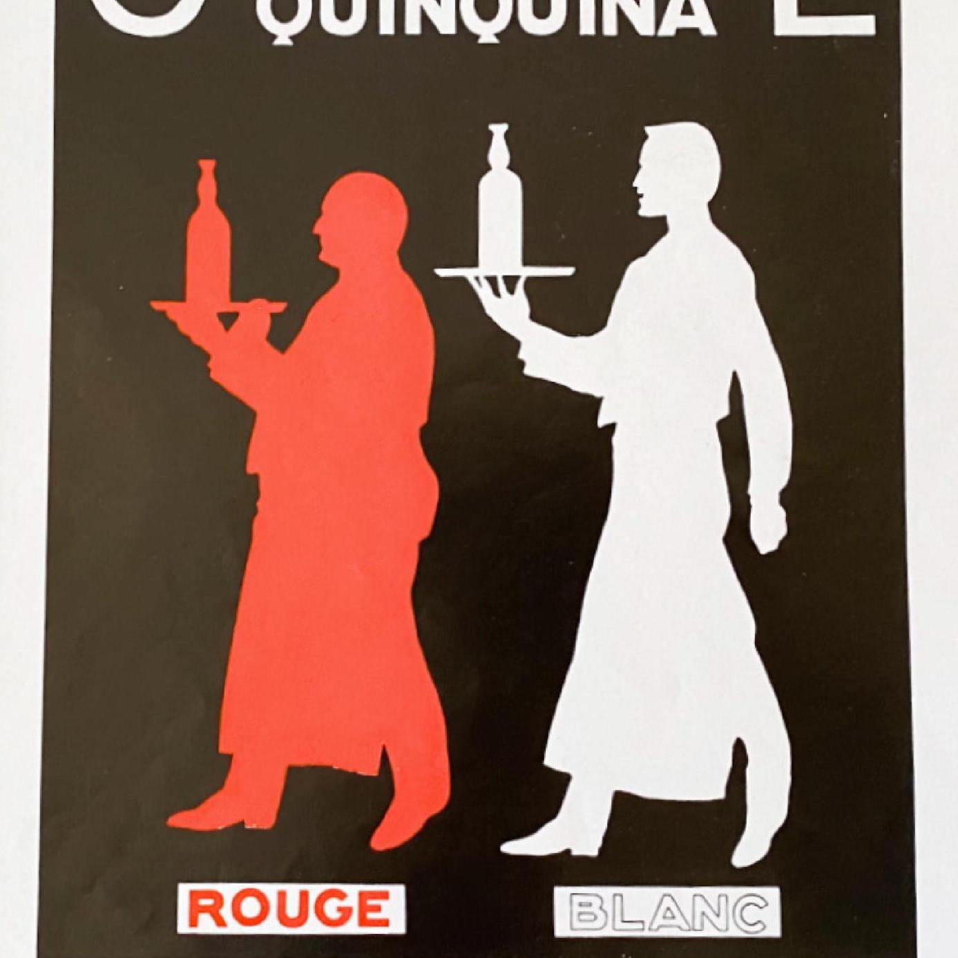 Vintage St Raphael Aperitif Poster: Rare French Alcohol Advertising Print