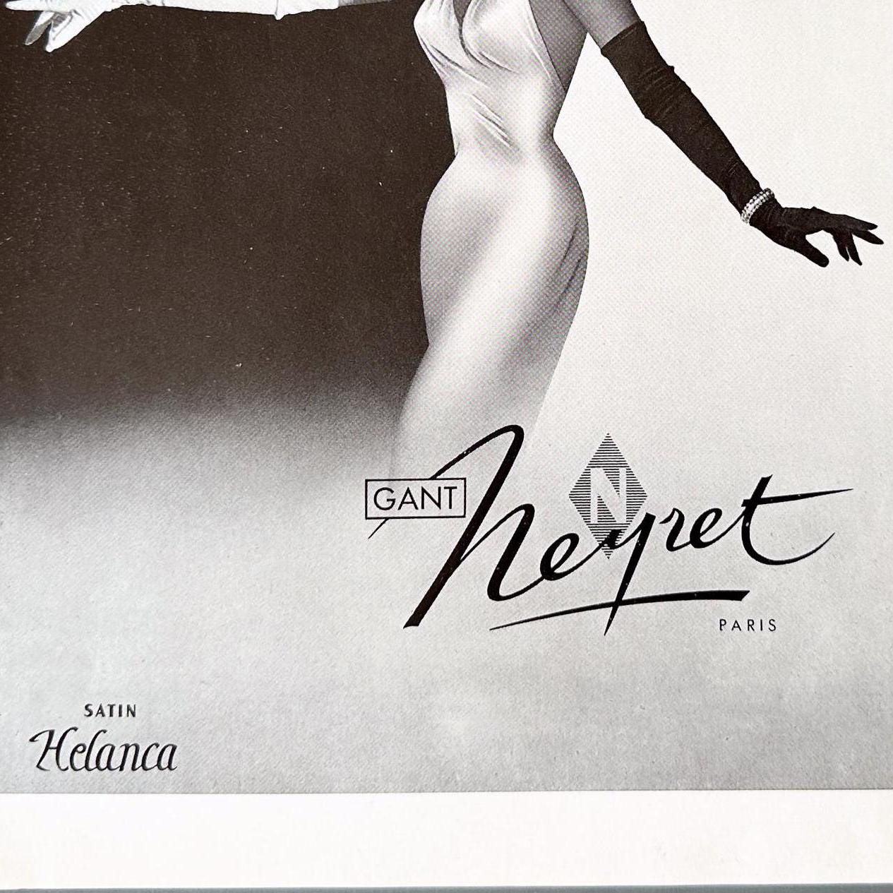 Vintage French Haute Couture Ad Poster: Belle Epoque Fashion Wall Art