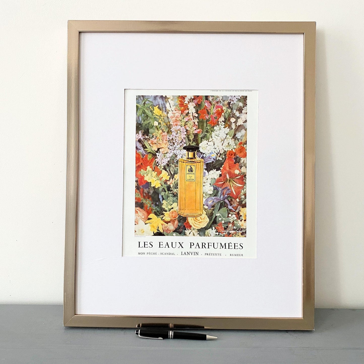 Original Dior Jewellery Ad Wall Art Print - Rare Authentic Luxury Brand Art Deco Fashion Decor - Unique Birthday Gift Idea Ready to Frame