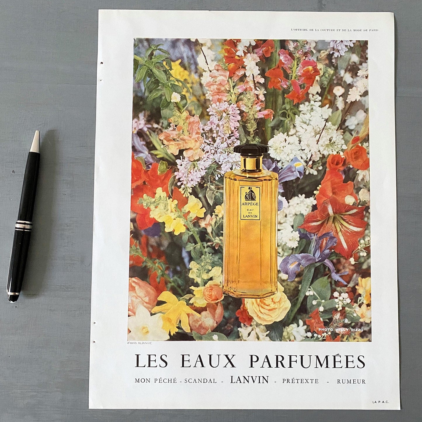 Original Dior Jewellery Ad Wall Art Print - Rare Authentic Luxury Brand Art Deco Fashion Decor - Unique Birthday Gift Idea Ready to Frame