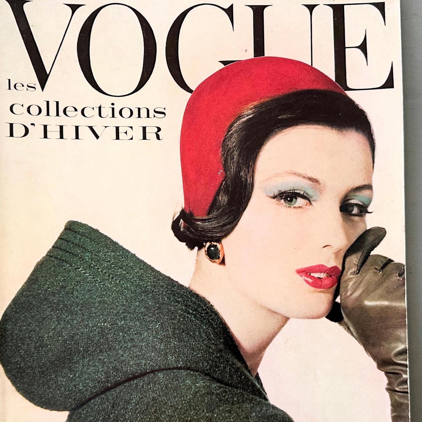 Authentic Vintage 1960s Vogue Cover by Irving Penn: Rare Fashion Print