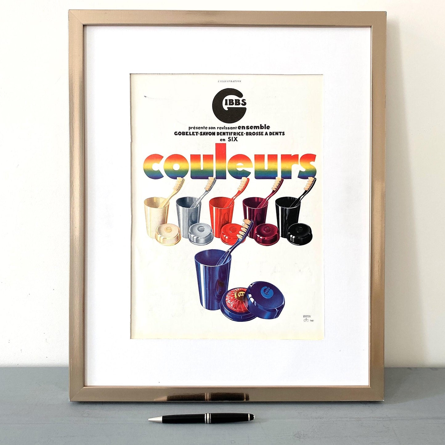 Authentic 1930s Vintage Citroen Advertisement Print: French Automobile Garage Art (11x15 inches)