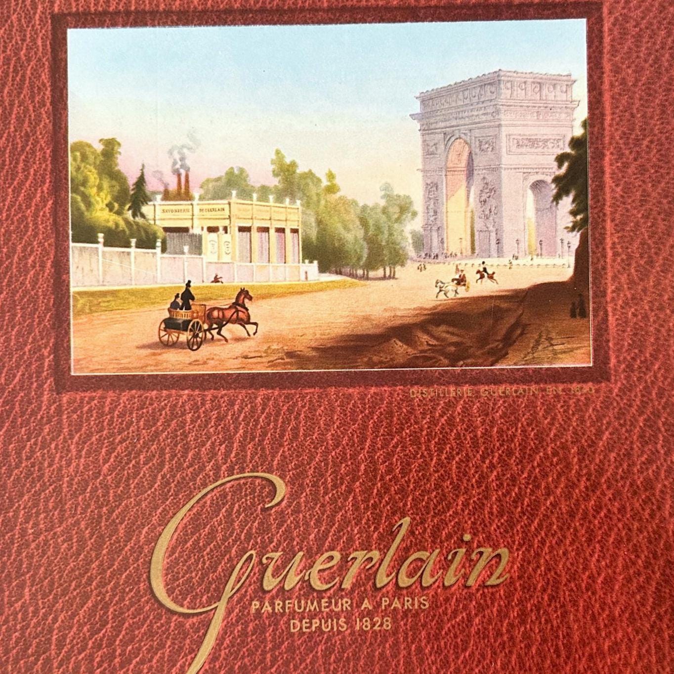 Vintage Guerlain Perfume Ad: Paris Scene, Retro French Magazine Print