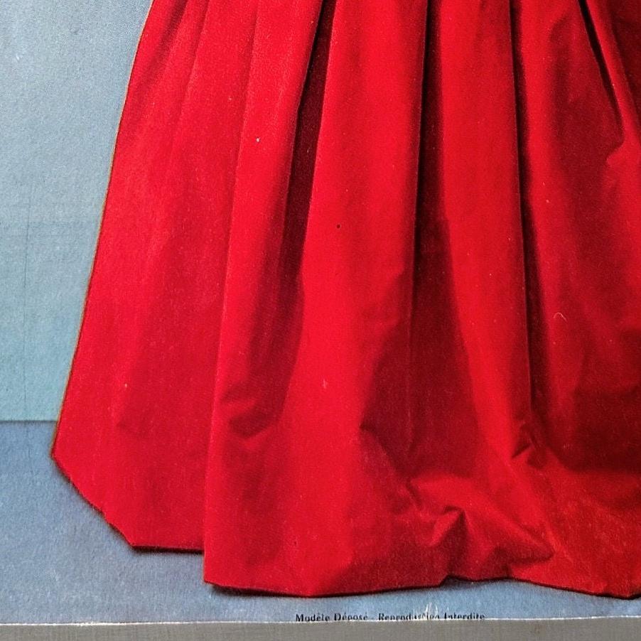 Original 1950s Vintage Dior Fashion Photo Poster from French Magazine