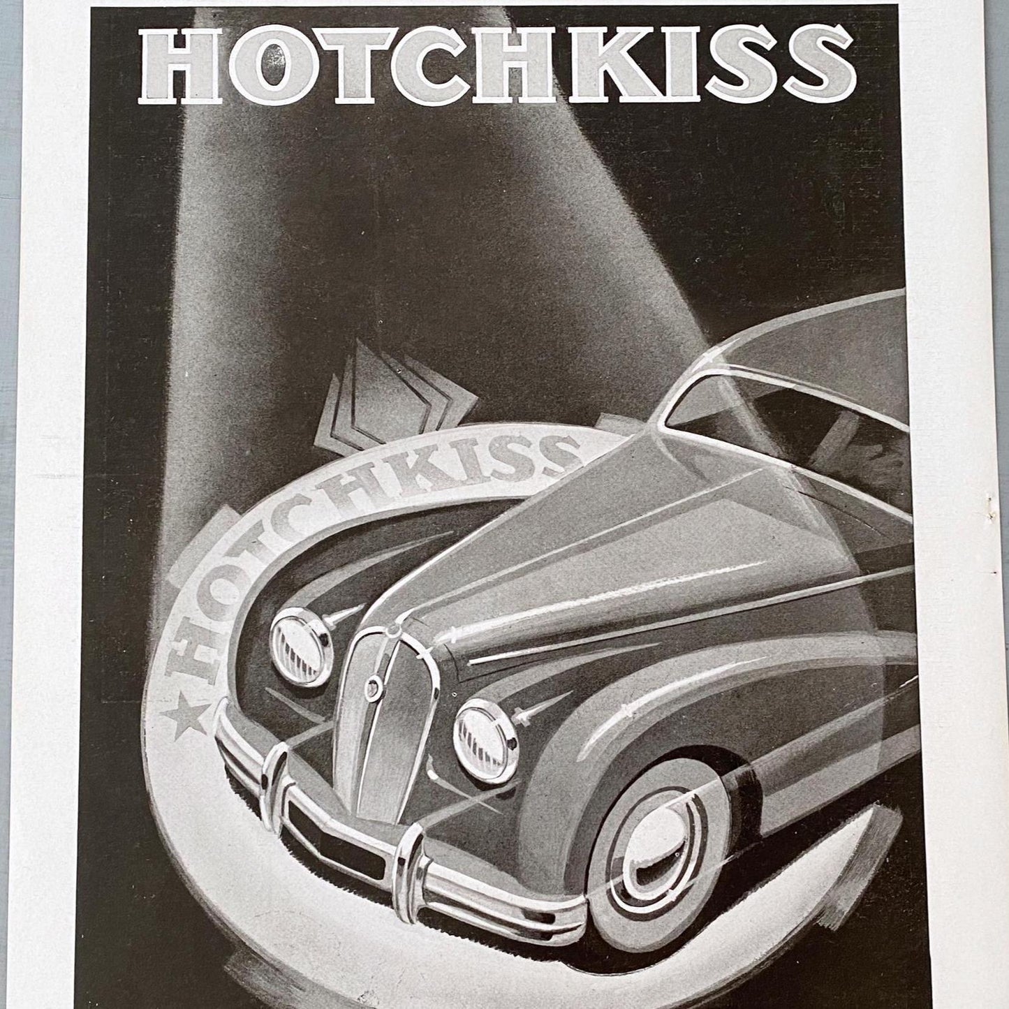 Original 1930s Vintage Classic Car Advertising Print from French Magazine