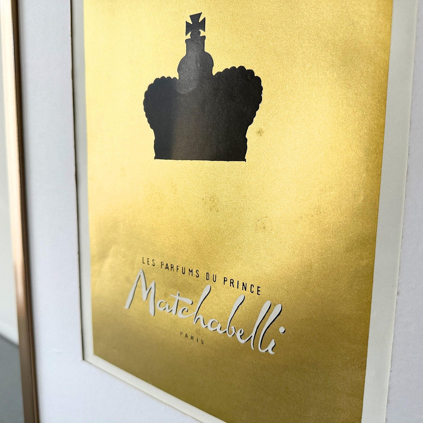 Authentic 1950s French Vintage Perfume Advertisement Print