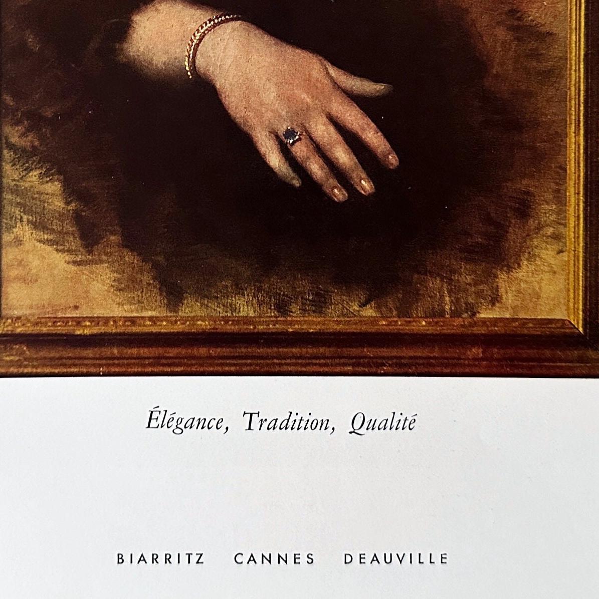 Authentic 1950s Vintage Hermes Advertisement Print from Original Magazine